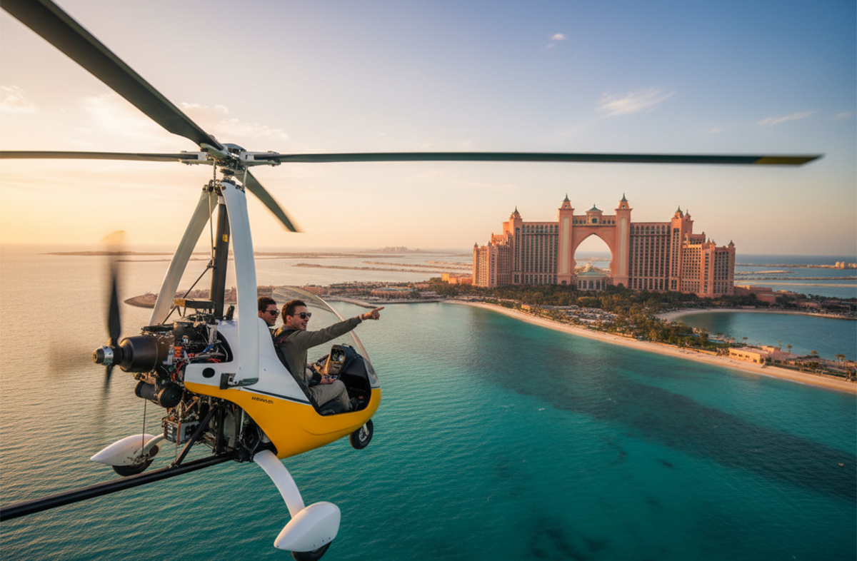 Gyrocopter flight guided by instructor in Dubai.jpg