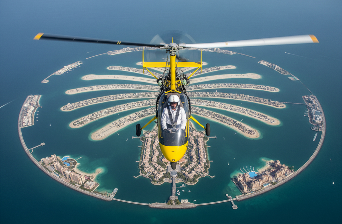 Gyrocopter Flight Experience in Dubai