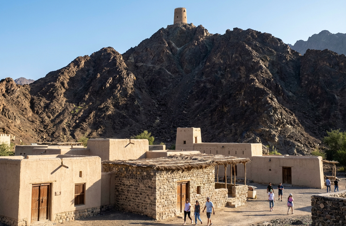 Hatta Heritage Village Visitors Walking.jpg