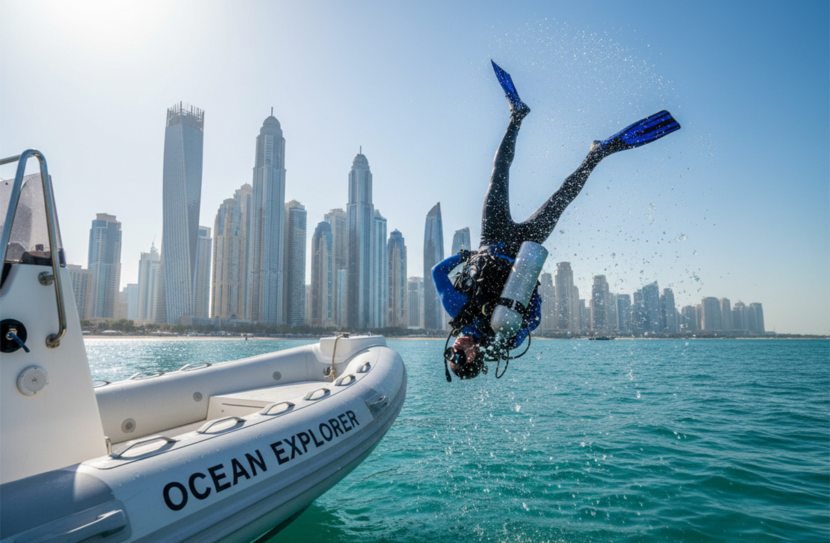 Scuba diving in Dubai Marina waters.jpg