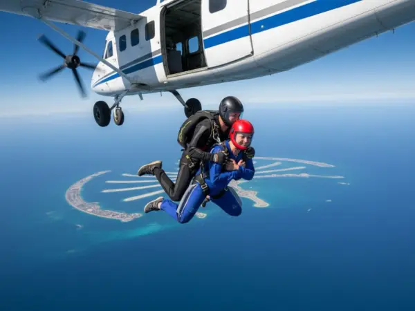 Skydiving Over Palm Jumeirah