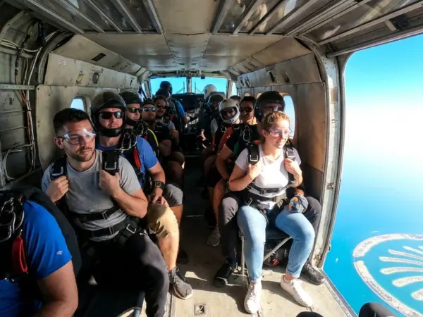 Skydiving Over Palm Jumeirah
