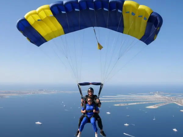 Skydiving Over Palm Jumeirah