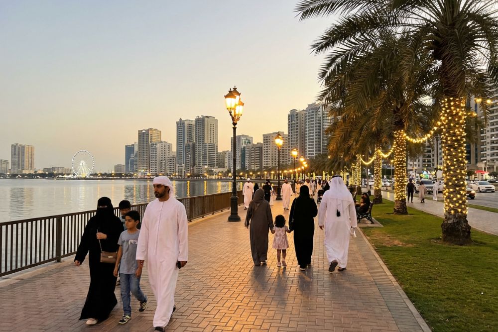 Sharjah Downtown Walking Street