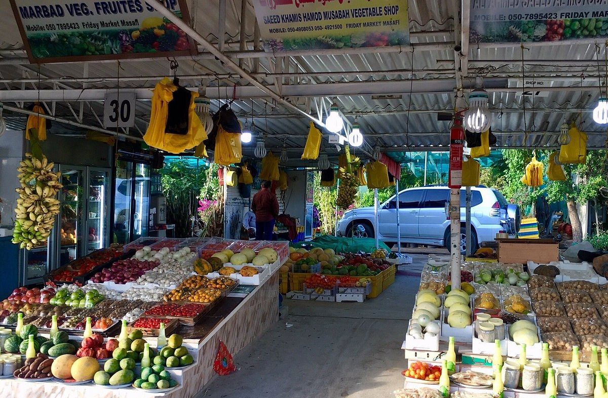 Friday Market Fujairah Fruit Stalls