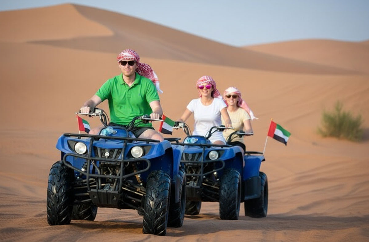 Quad Biking in the Desert