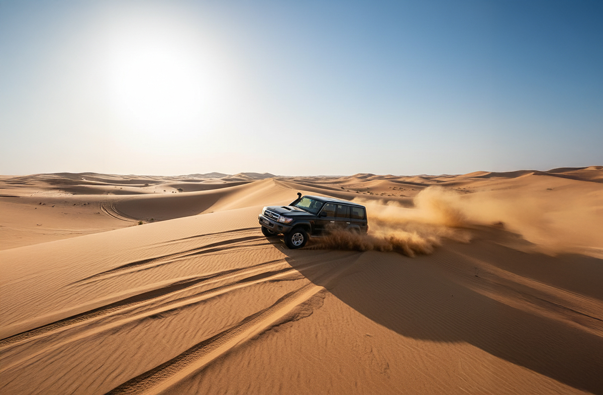 Dune Bashing in the Desert