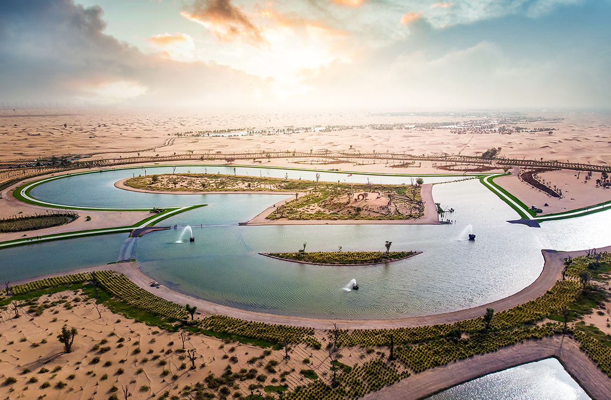 Heart Shaped Lake Dubai
