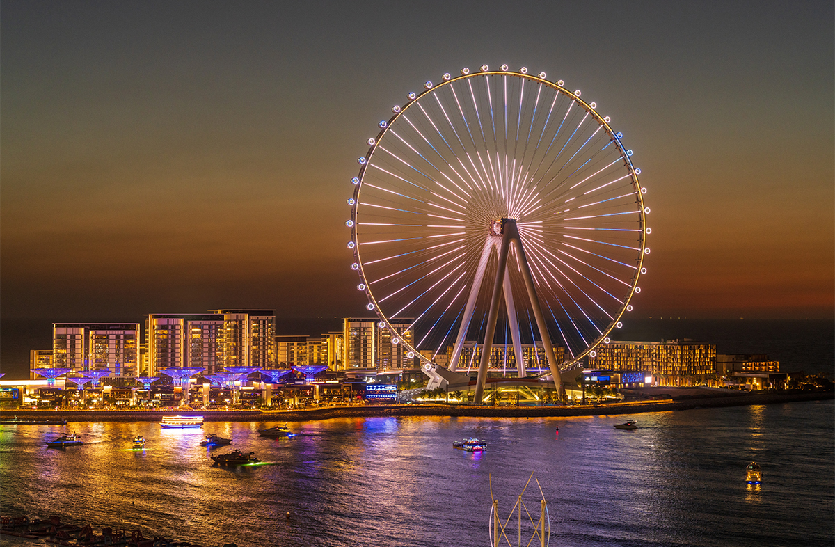Bluewaters Dubai Night View