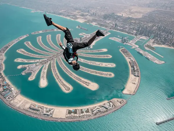 Skydiving Over Palm Jumeirah