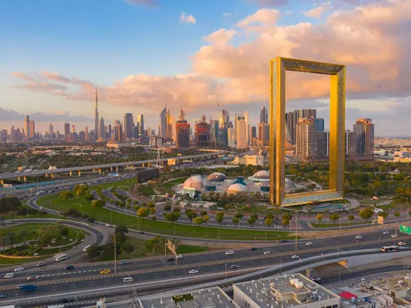 Dubai Frame Visit