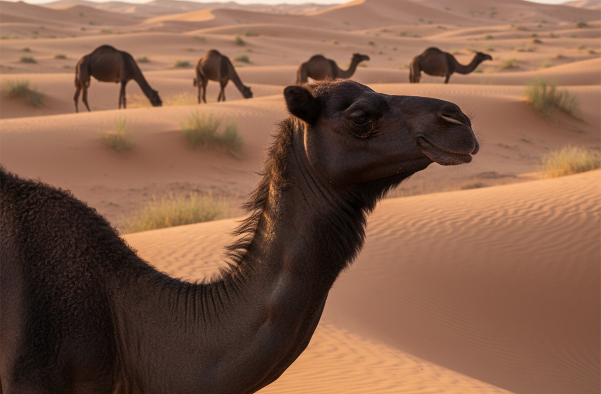 Camel trekking Liwa
