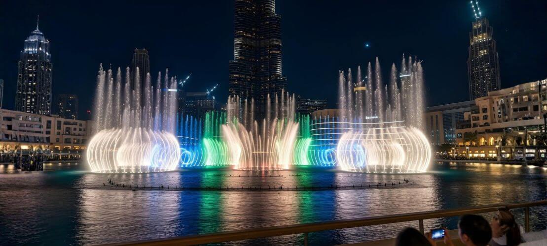 Dubai Fountain Show Performance
