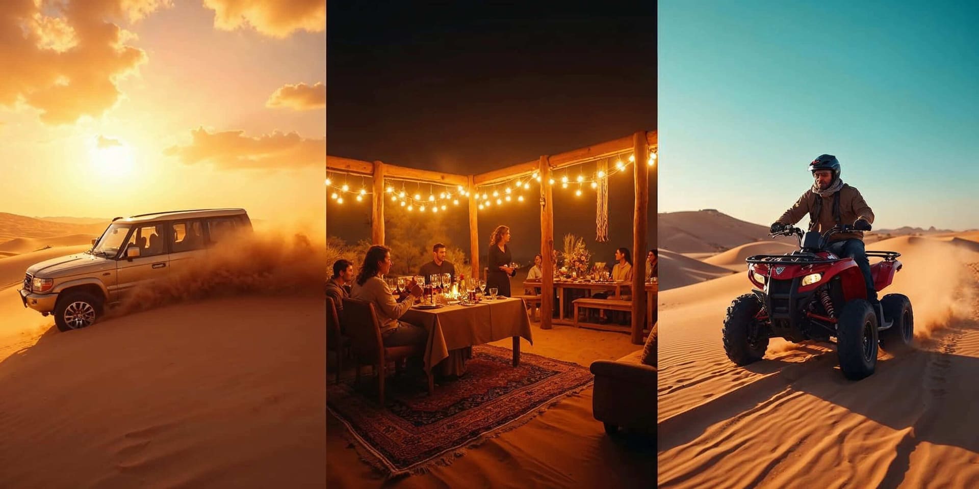 Evening Desert Safari With BBQ Dinner And Quad Bike