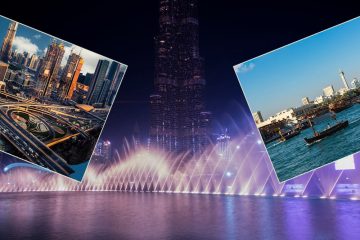 Day/Night Half Day Dubai Sightseeing Tour with Fountain Show