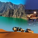 Hatta Mountains Full Day Sightseeing Tour with Lunch + Red Dunes Desert Safari with BBQ Dinner