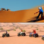 Morning Red Dunes Desert Safari with Camel Ride & Sand Boarding + Quad Biking
