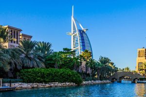 Sunny Day View of Burj Al Arab