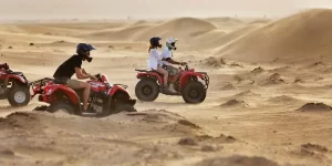 Desert quad biking