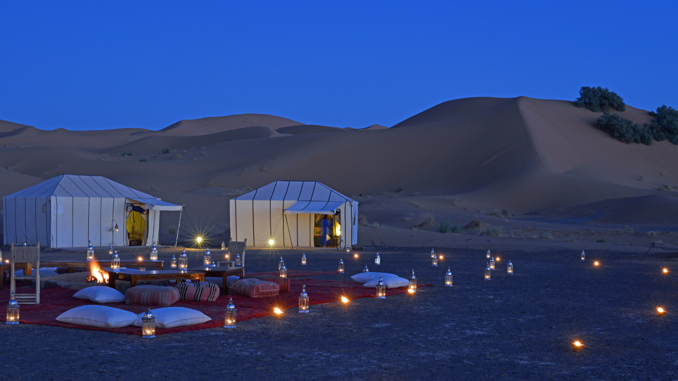 Spending the night in the desert