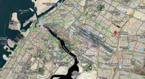 Metro Lines And Routes From Etisalat Station