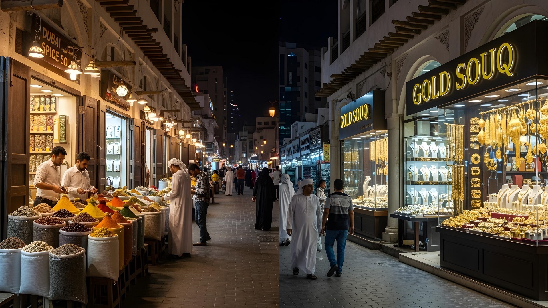 Deira Souks In Dubai